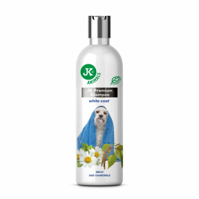Prémiový šampon pro světlou srst se zjemňujícími účinky, 250 ml, s výtažky z břízy a heřmánku