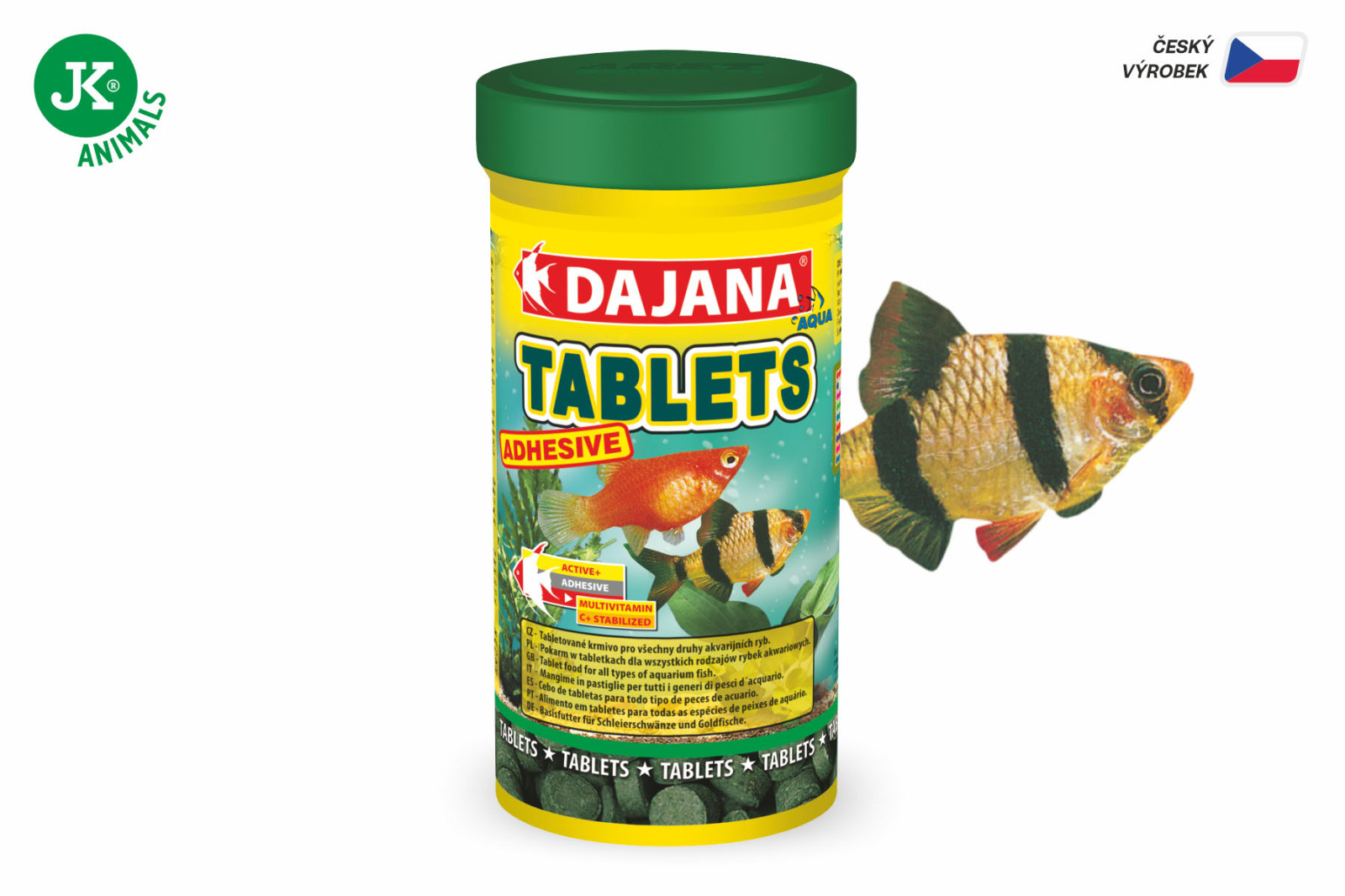 Dajana Tablets Adhesive, tablety na sklo akvária – krmivo, 100 ml