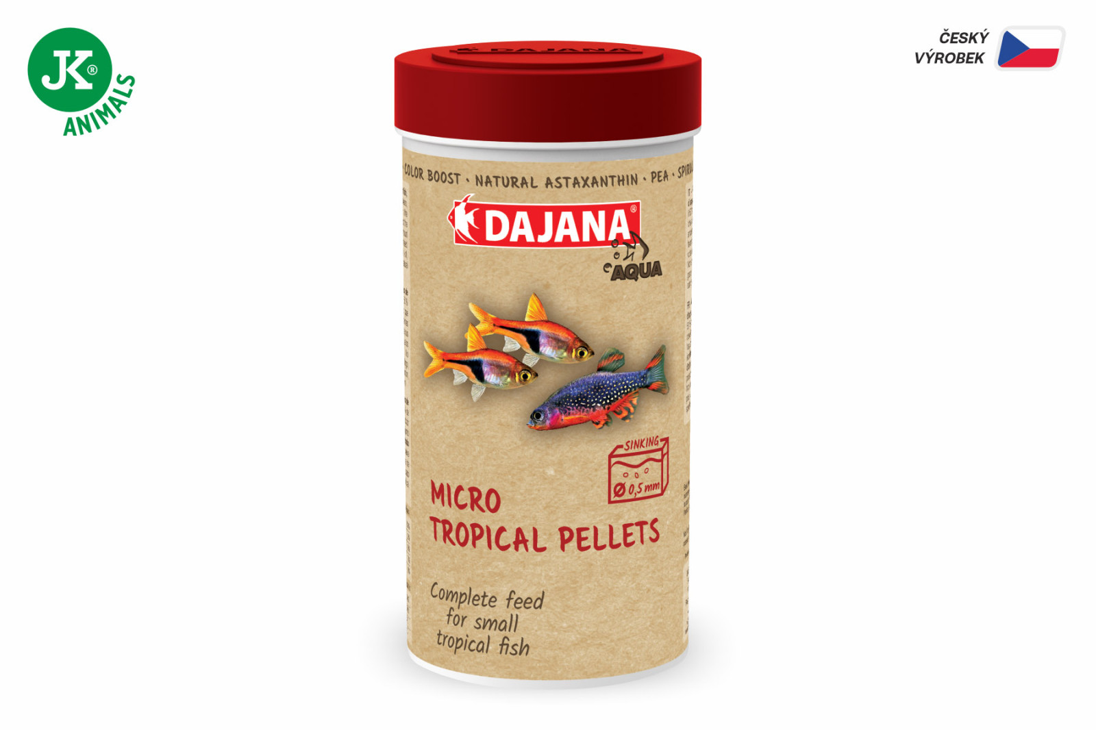Dajana Micro Tropical Pellets, pelety – krmivo, 100 ml