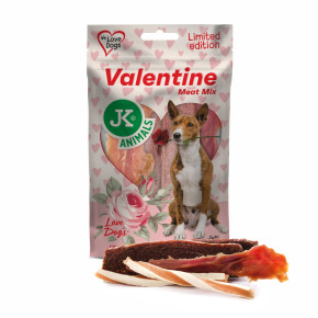 Valentýnský masový Mix, kuřecí maso, kachní maso a jehněčí maso, 80 g