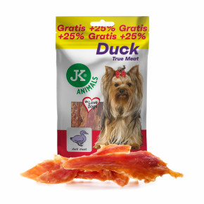 Sušené kachní maso, masový pamlsek, +25 % Gratis, 100 g