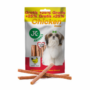 Kuřecí tyčinky, masový pamlsek, +25 % Gratis, 100 g