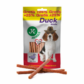 Kachní tyčinky, masový pamlsek, +25 % Gratis, 100 g