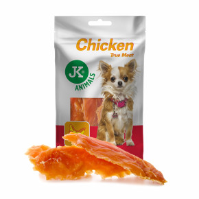 Sušené kuřecí maso, 80 g, masový pamlsek pro psy (Chicken True Meat Snack)