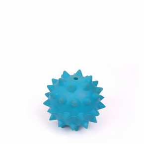 Míček ježek z tvrdé gumy, hračka pro psy, 9 cm, ideální pro aktivní hru