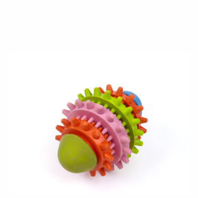 Ragby dentální míč z tvrdé gumy, hračka pro psy, 11 cm, ideální pro aktivní hru