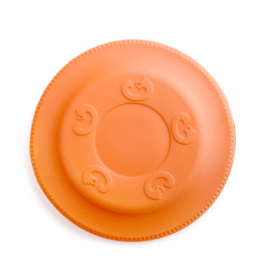 Frisbee z EVA pěny, hračka pro psy na házení, oranžová, 22 cm, ideální pro aktivní hru