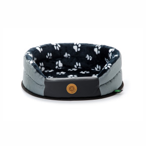 Pelíšek Tlapka černá XS, malý, 40 cm