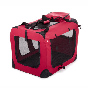 Přepravní plátěný box L, větší, skládací box pro středně velké psy