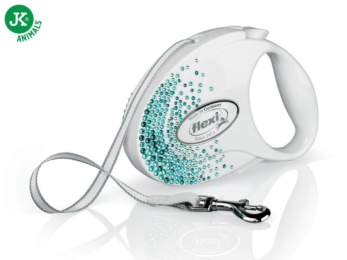 flexi Glam Splash Ocean Tape (pásek), velikost M, bílá