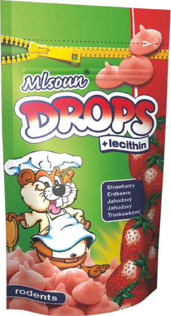 Drops - jahoda, pamlsek pro hlodavce