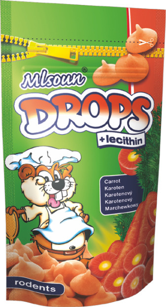 Drops - mrkev, pamlsek pro hlodavce