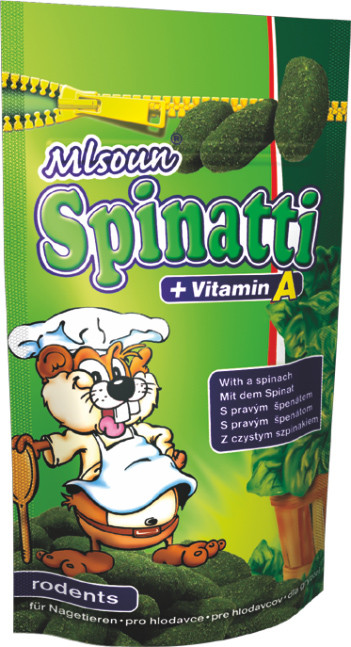 Spinatti - špenát, pamlsek pro hlodavce
