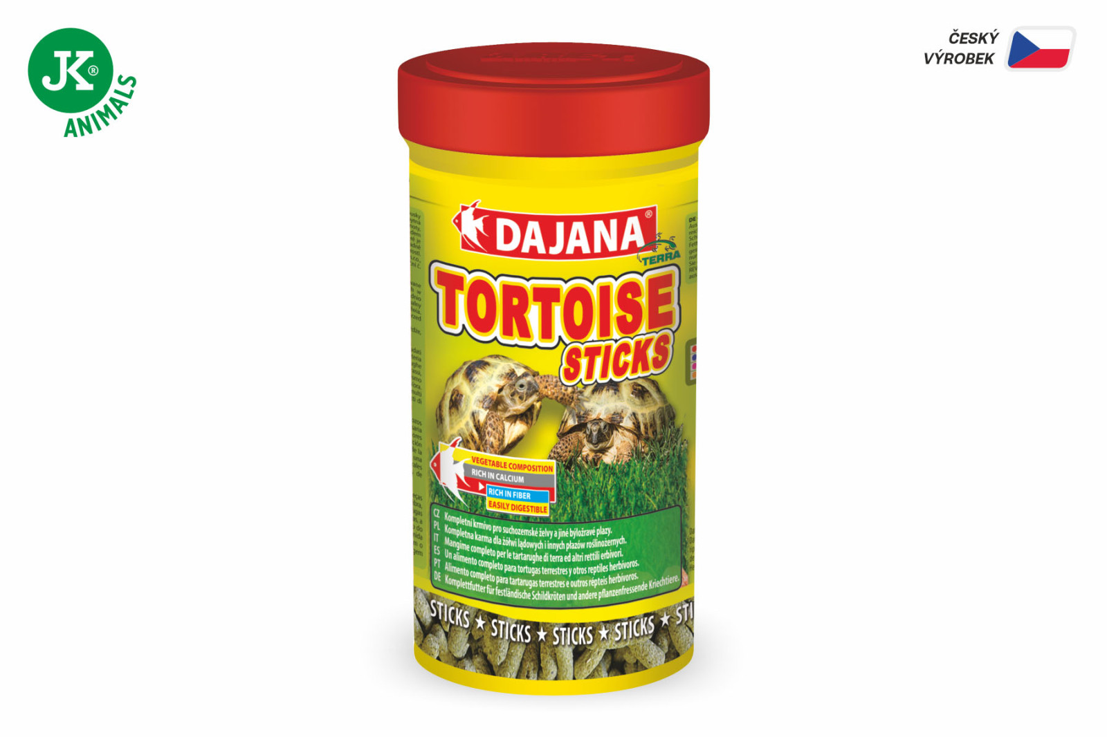Dajana Tortoise Sticks, pelety – krmivo, 1 l