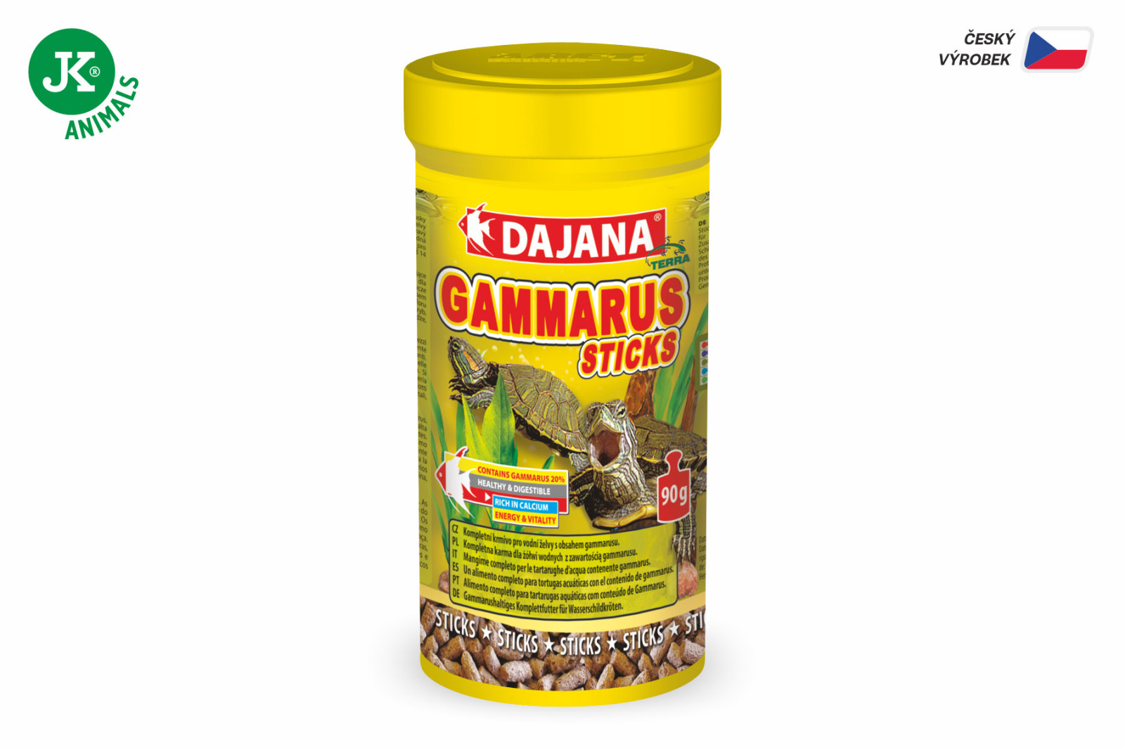 Dajana Gammarus Sticks, pelety – krmivo, 1 l