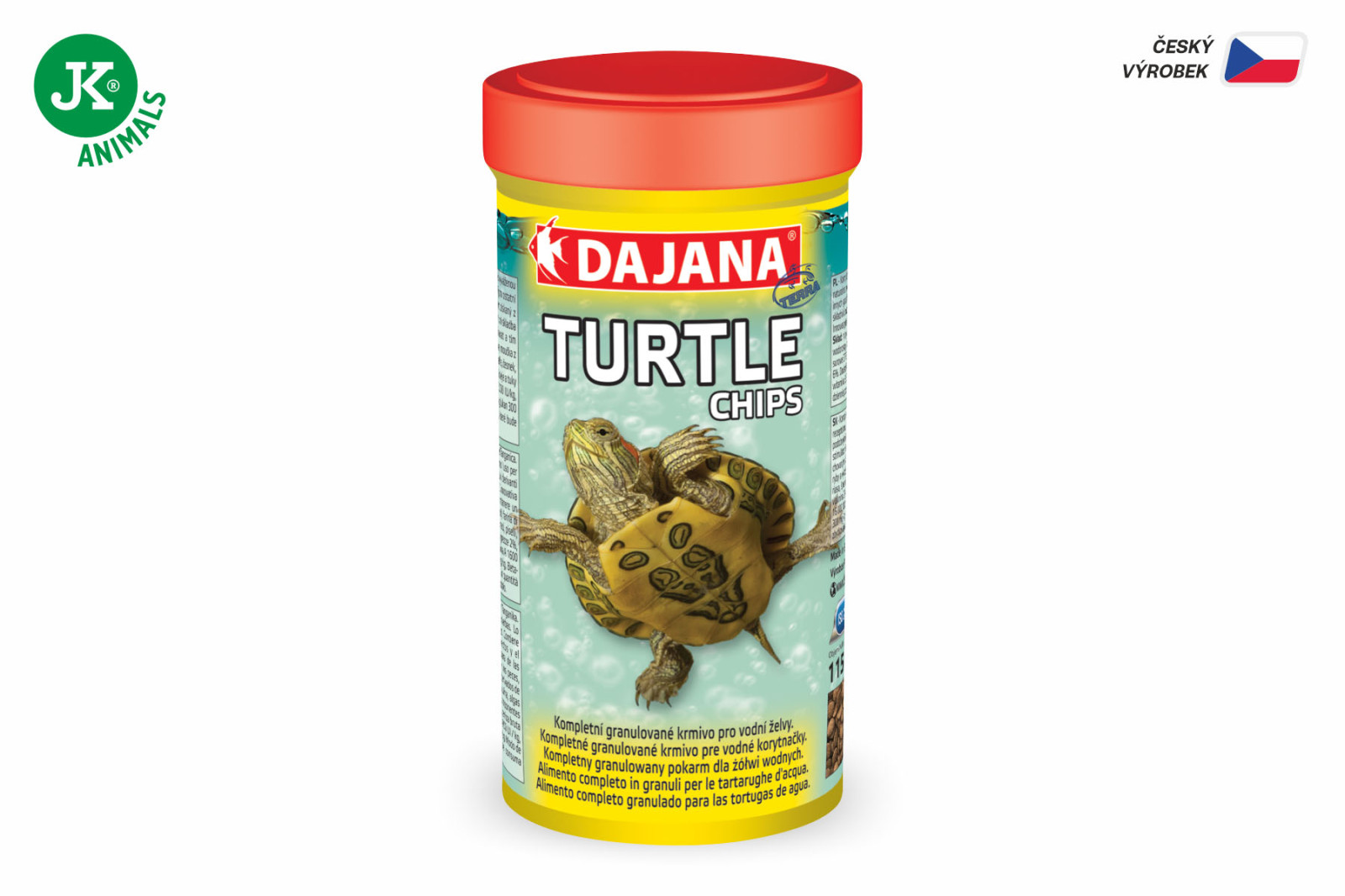 Dajana Turtle Chips, chipsy – krmivo, 250 ml