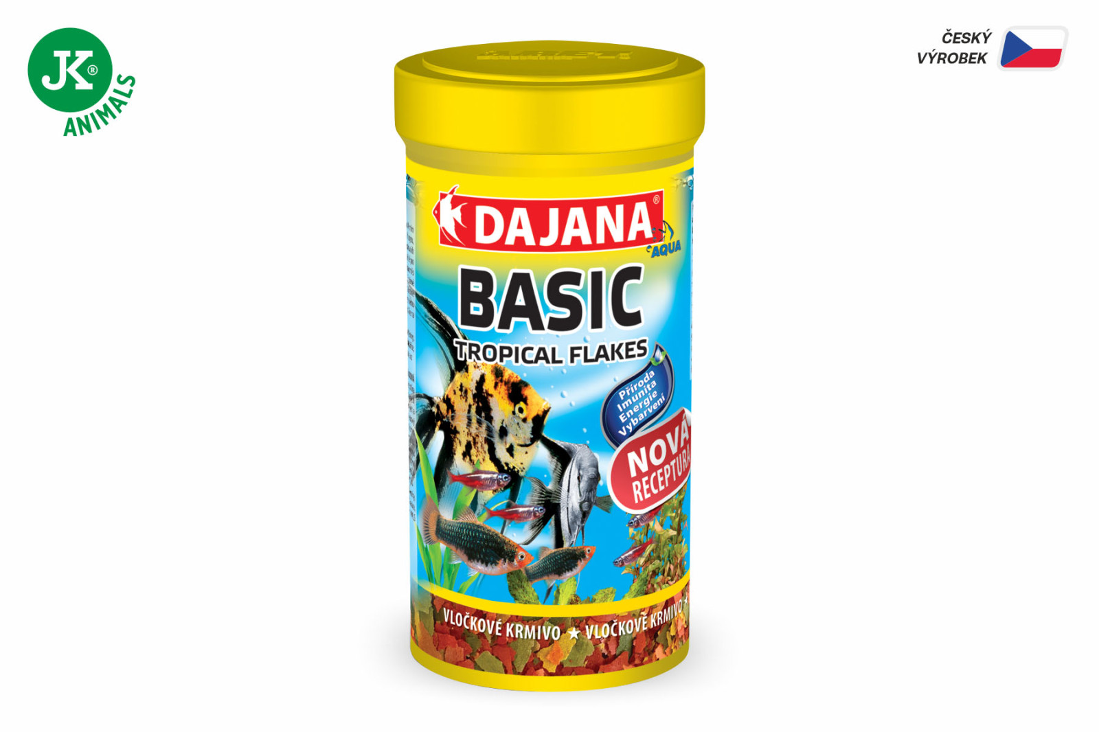 Dajana Basic Tropical Flakes, vločky – krmivo, 100 ml