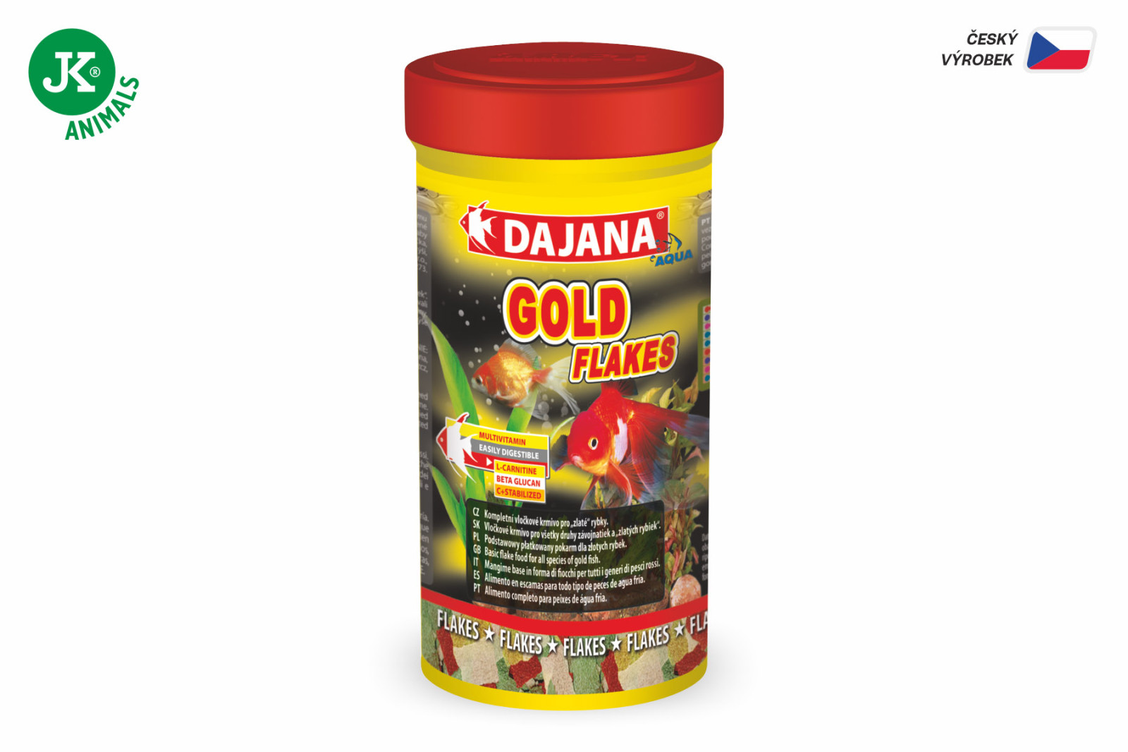 Dajana Gold Flakes, vločky – krmivo, 500 ml