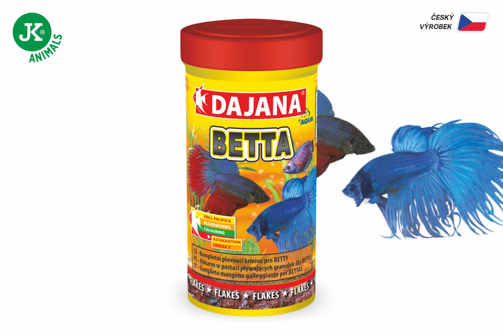 Dajana Betta Flakes, vločky – krmivo, 100 ml