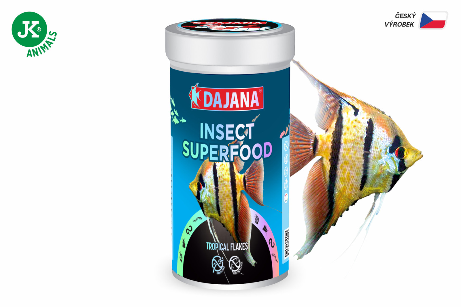 Dajana ISF Tropical Flakes, vločky – krmivo, 100 ml (insect superfood)