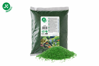 Barevný křemičitý písek zelený, 2 kg, do akvária a terária