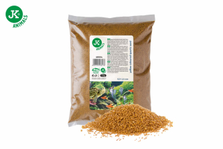 Barevný křemičitý písek žlutý, 2 kg, do akvária a terária