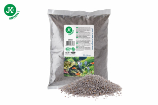 Barevný křemičitý písek šedý, 2 kg, do akvária a terária